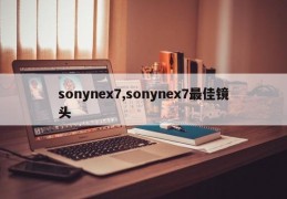 sonynex7,sonynex7最佳镜头