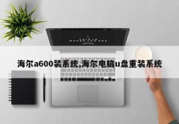 海尔a600装系统,海尔电脑u盘重装系统