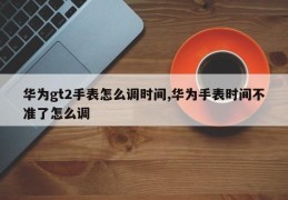 华为gt2手表怎么调时间,华为手表时间不准了怎么调