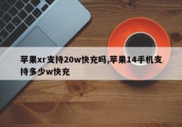 苹果xr支持20w快充吗,苹果14手机支持多少w快充