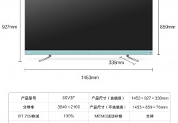 平板电视尺寸规格,平板电视的尺寸是怎么计算的