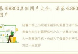 8800手机诺基亚真假有什么区别,8800手机诺基亚真假有什么区别图片