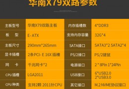 华南x79主板参数,x79属于什么档次的主板